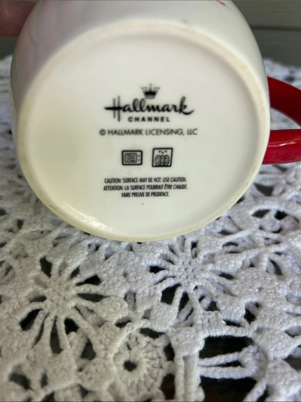 Hallmark Channel Holiday Coffee Mug - Red and Cream